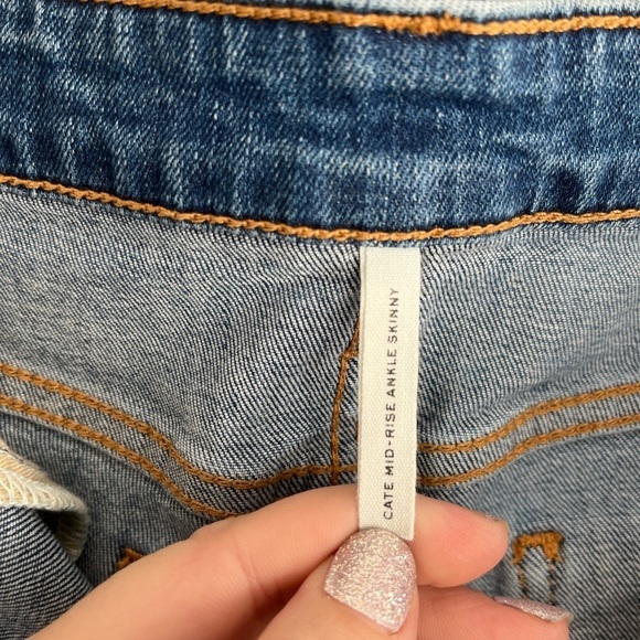 NWT Rag and Bone Cate Mid Rise Skinny Ankle Jeans - Picture 12 of 13